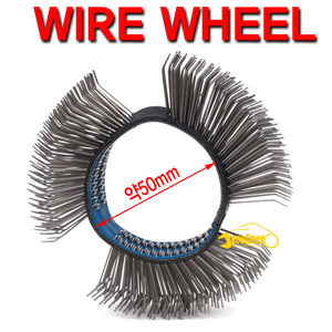 MBX WIRE WHEEL BW10323-70 와이어휠 언더코팅제거툴,녹,페인트,실리콘,가스켓,스티커 제거기